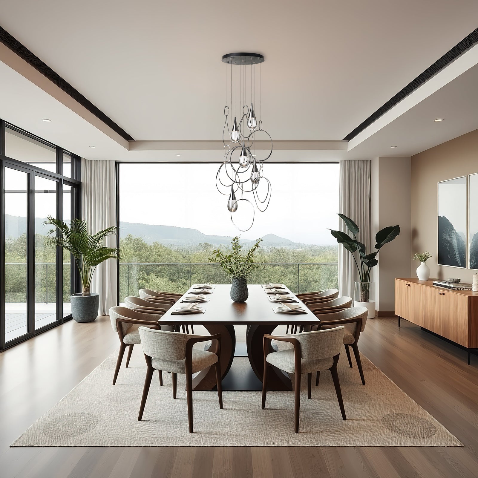 Lyric 5-Light round chandelier - 131161