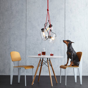 Hubbardton Forge Hook 1L pendant - 151045-1001 - C