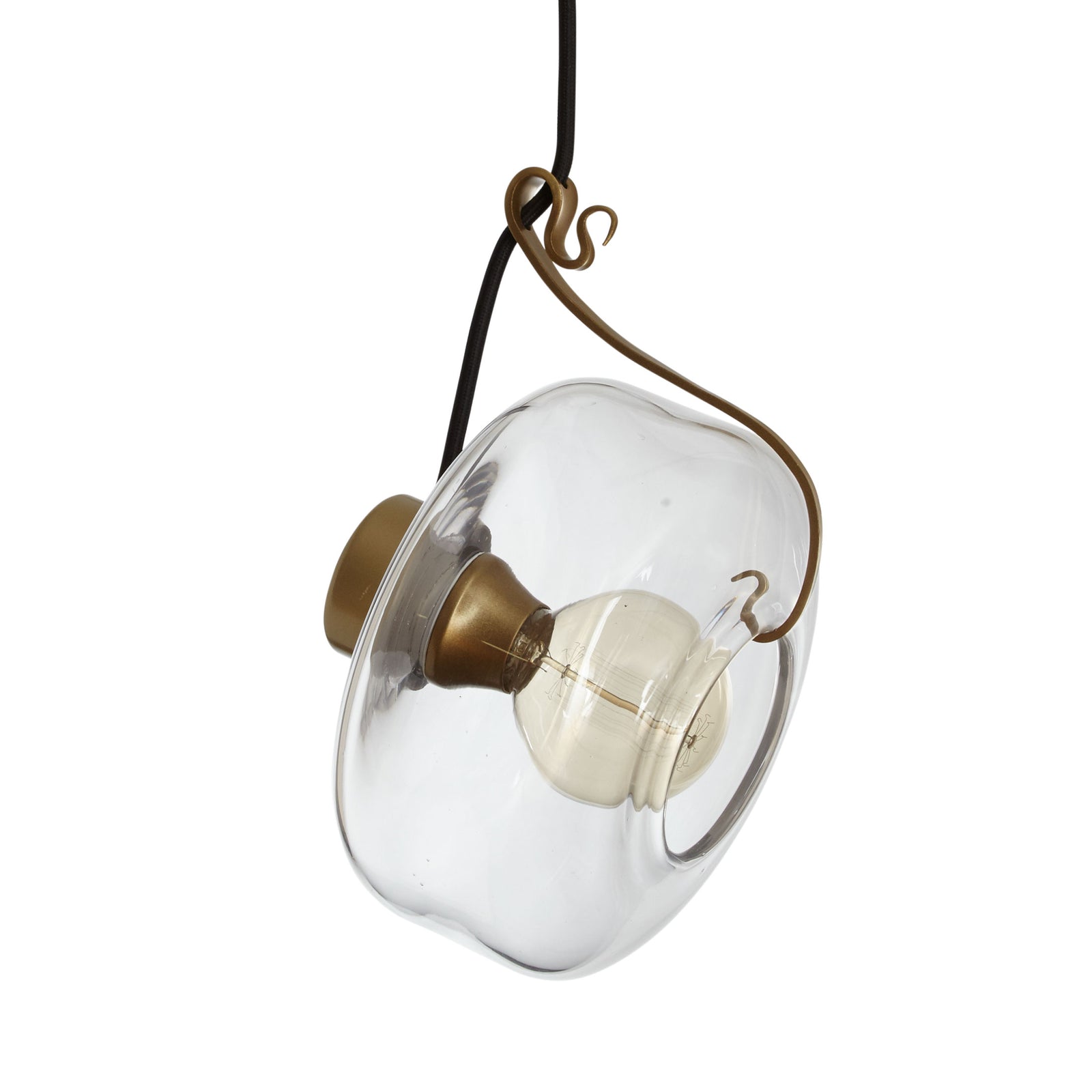 Hubbardton Forge Hook 1L pendant - 151045-1001 - C