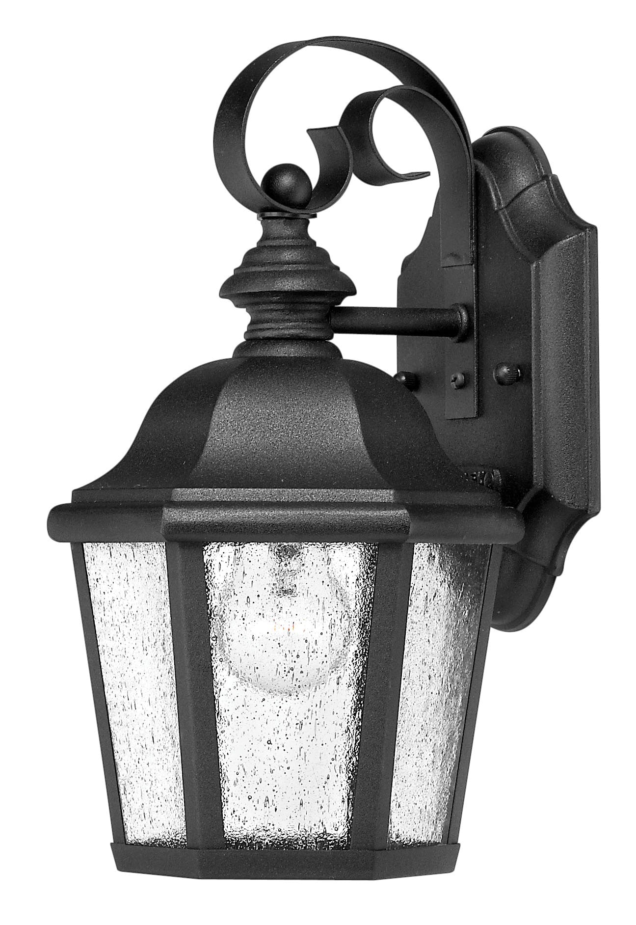 Edgewater 1L Wall Mount Lantern-  1674BK