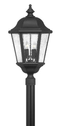 Edgewater 4L post mount lantern - 1677BK