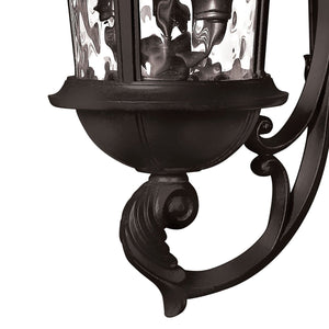 Windsor 3L medium outdoor wall lantern - 1894BK