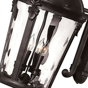 Windsor 3L medium outdoor wall lantern - 1899BK