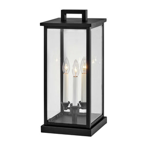 Weymouth 3L pier mount lantern - 20017BK *