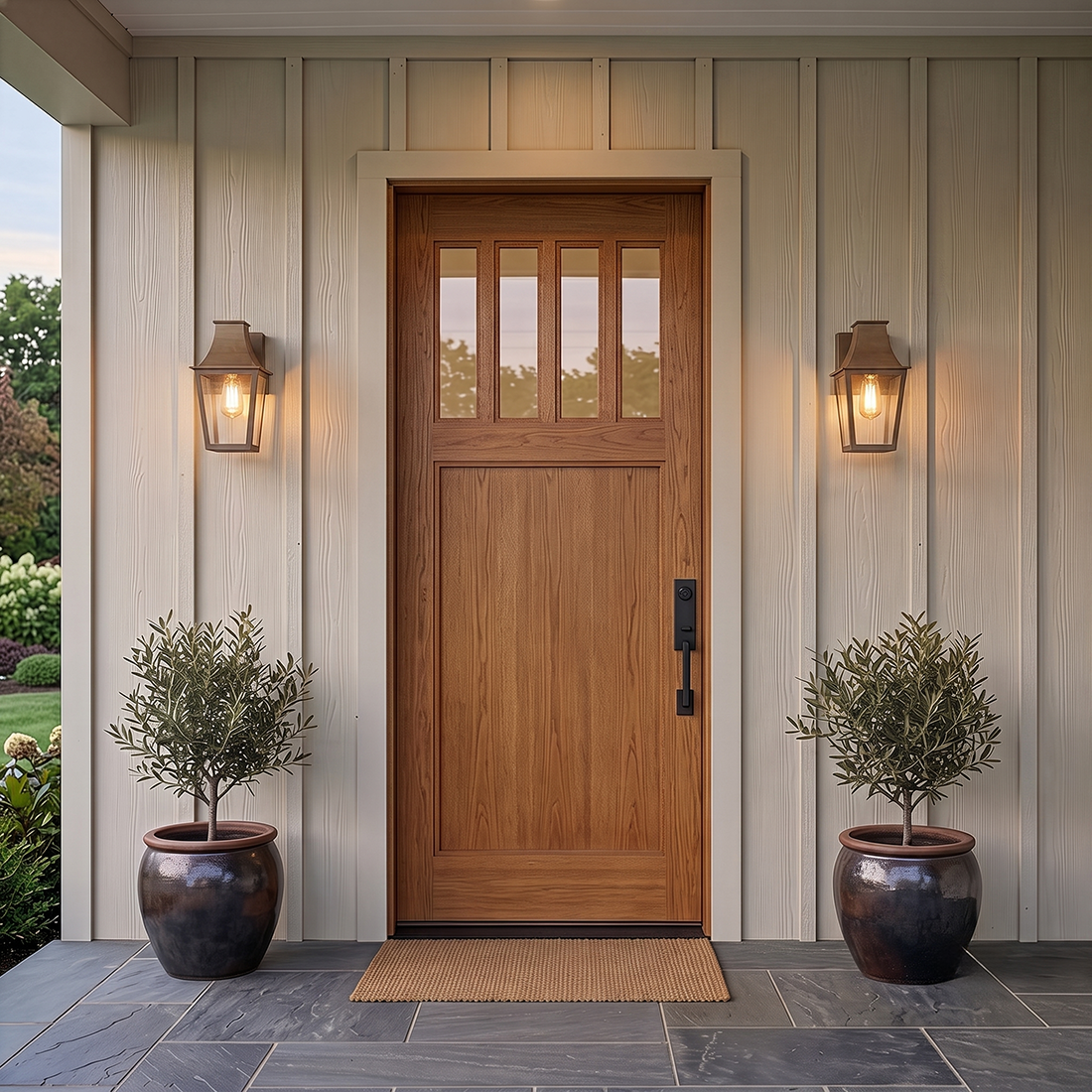 Georgetown 1L outdoor lantern - 28890BU *