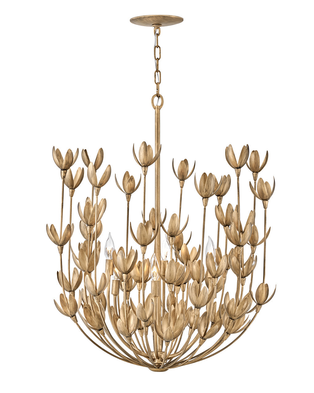 Flora 6L chandelier - 30016BNG *
