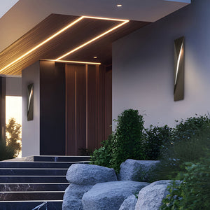 Carbon 1L outdoor sconce - 302043 *