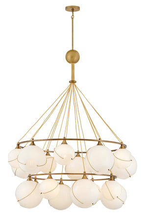 Skye 18L two-tier chandelier-30308HBR-CO