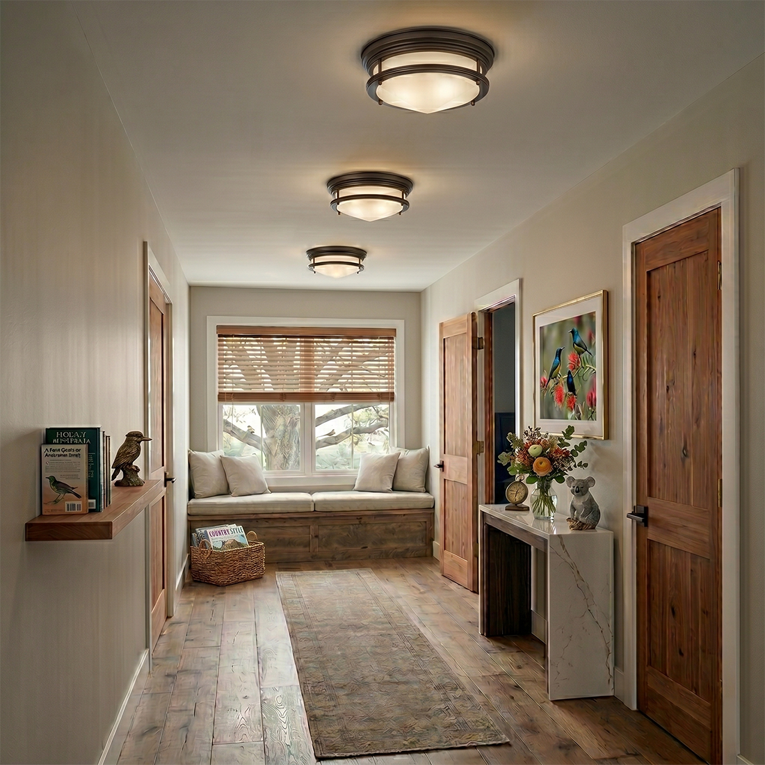Hadley 3L Flush Mount - 3301OZ