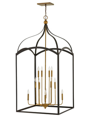 Clarendon 12L Chandelier - 3419BZ
