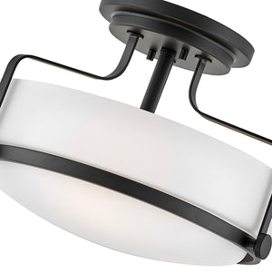 Harper 3L medium semi-flush mount - 3641BK