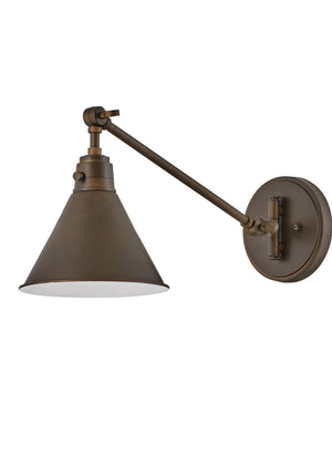 Arti 1L swing-arm wall sconce - 3690OB