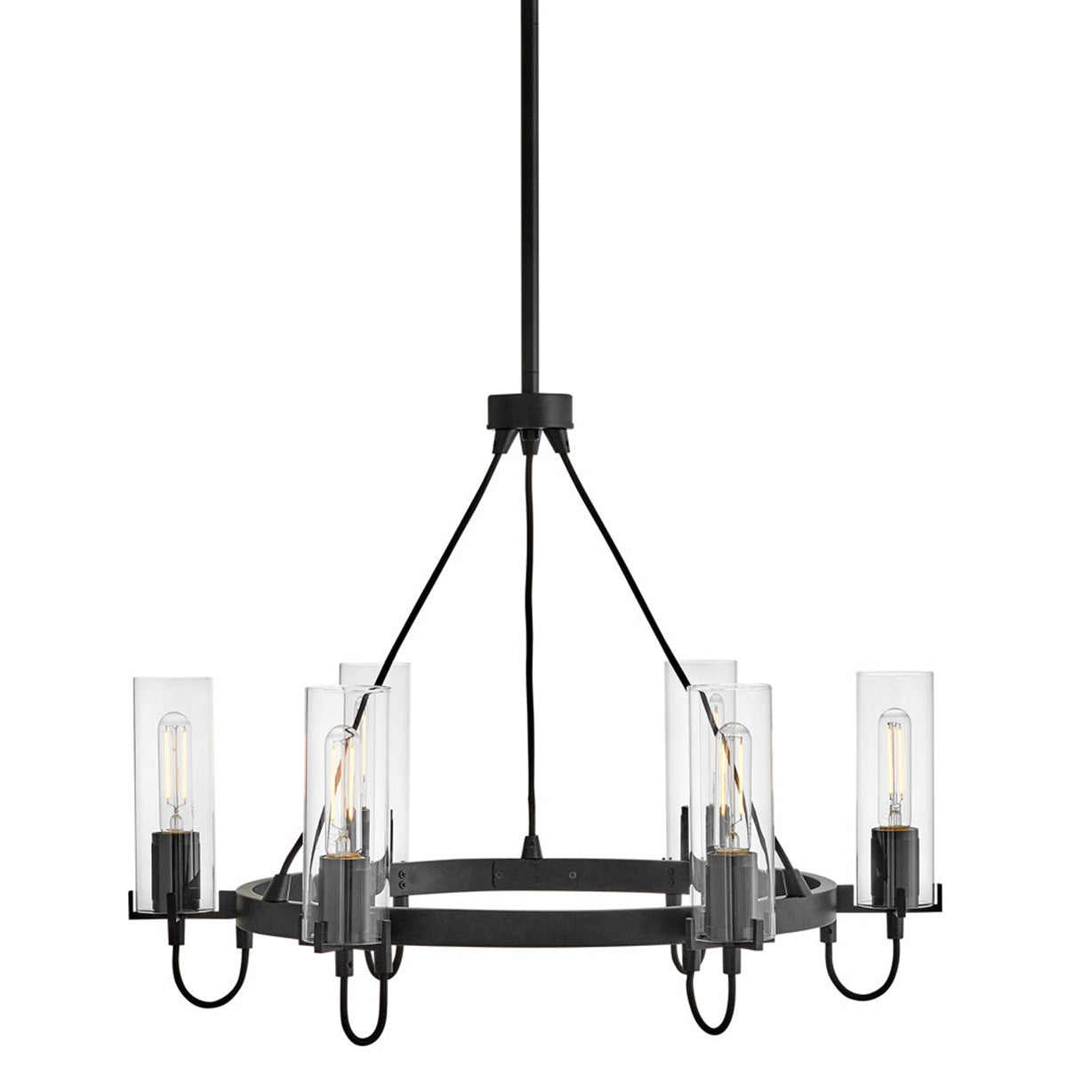 Ryden 6L Chandelier- 37855BK