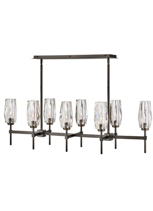 Ana 8L linear chandelier - 38256BX