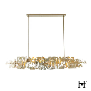 Brutus 6L linear chandelier - 401311