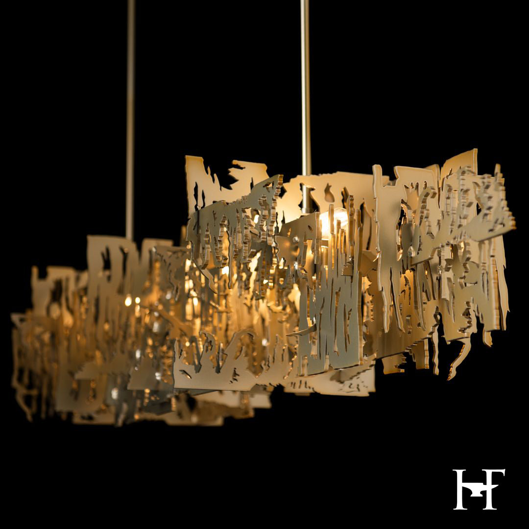 Brutus 6L linear chandelier - 401311