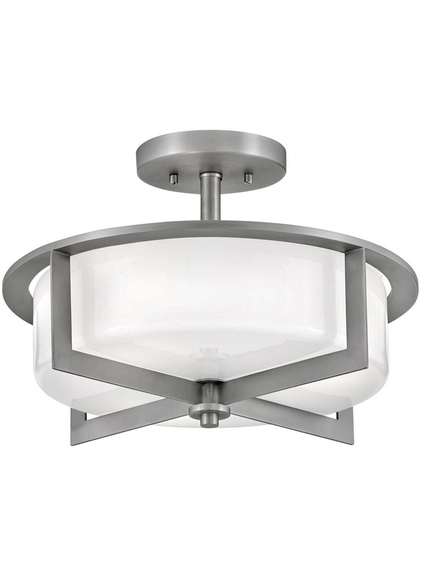 Baxley 3L medium semi-flush mount - 42033AN