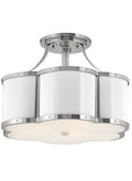 Chance 3L medium semi-flush mount - 4444PN