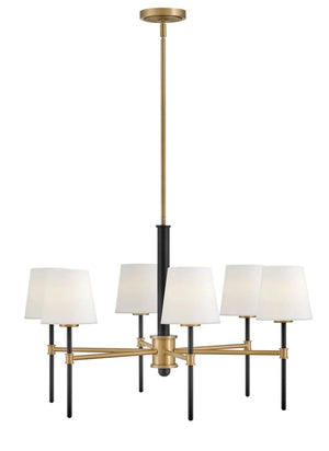 Saunders 6L Chandelier - 46954BK-LCB