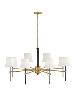 Saunders 8L Chandelier - 46956BK-LCB