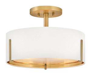 Halle 3L semi-flush mount - 47571LCB *