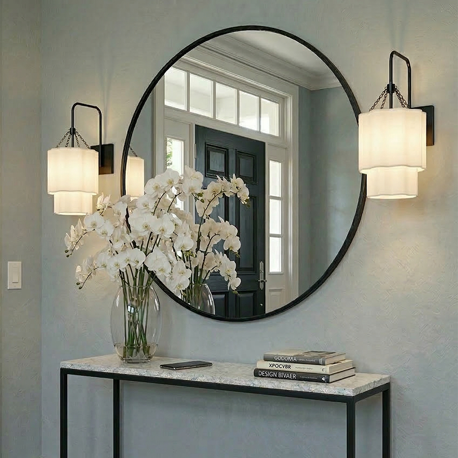 Gwen 1L Wall Sconce - 47730BK