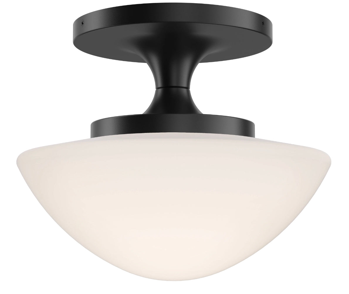 Knox 1L Semi-Flush Mount - 47813BK