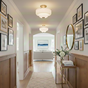 Adella 3L semi-flush mount - 48571LCB *