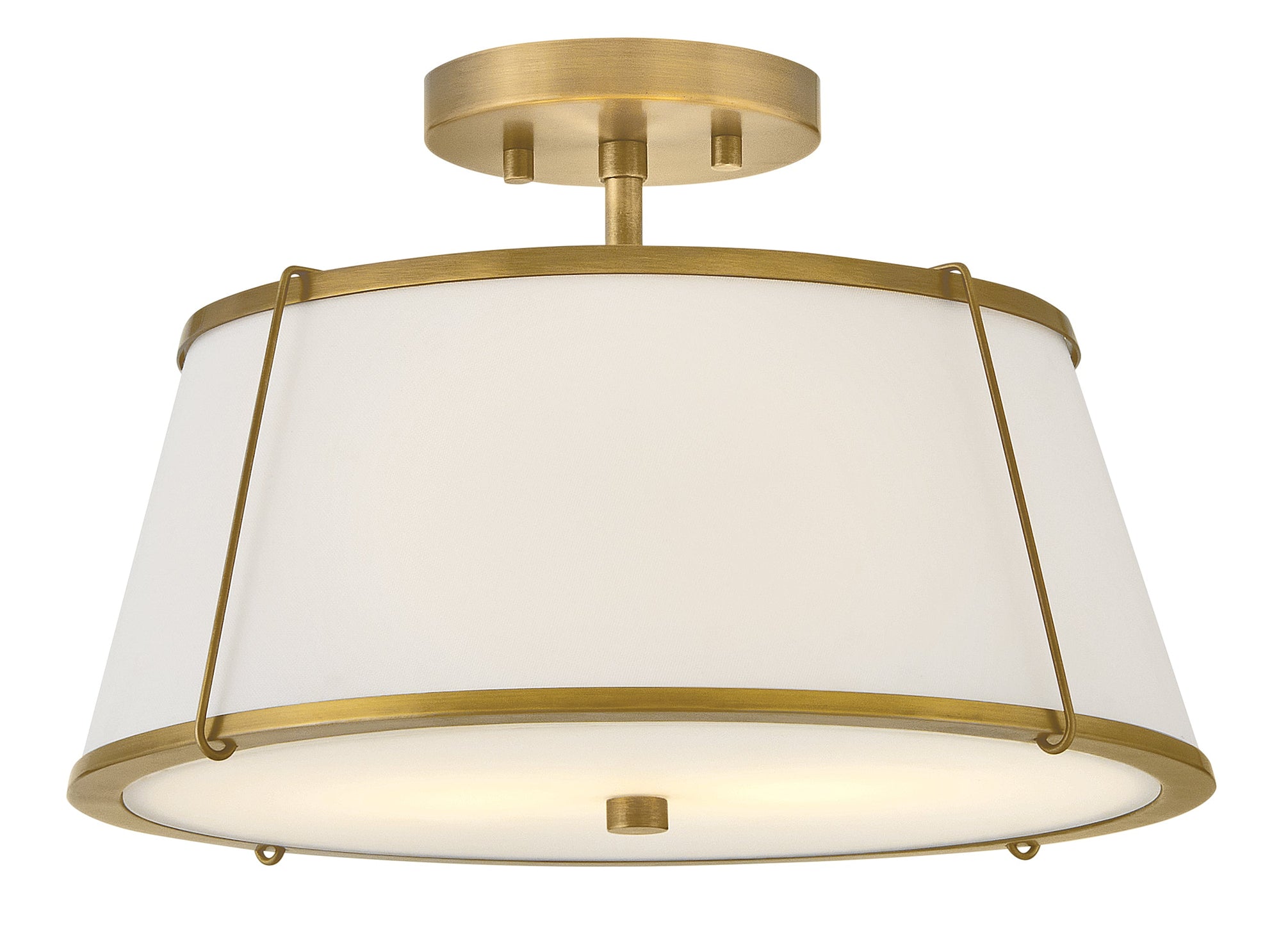 Clarke 2L semi flush mount - 4893LDB-OW
