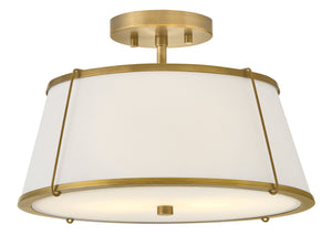 Clarke 2L semi flush mount - 4893LDB-OW