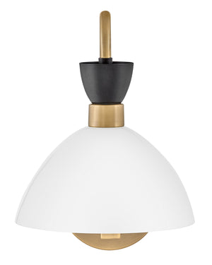 Simon 1L Swing Arm wall bracket - 83250BK-CO *