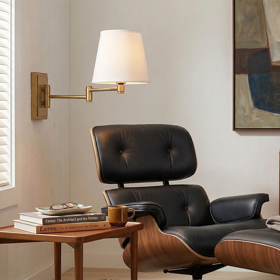 Beale 1L swing arm wall bracket - 83772LCB *