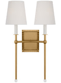 Baxley 2L wall sconce - AW1202BBS
