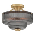 Adella 3L semi-flush mount - 48571LCB-SM *
