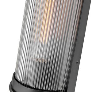 Bluffton 1L wall lantern - 29085BK-LL *