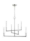 Bayview 6L medium chandelier  - CC1346PN