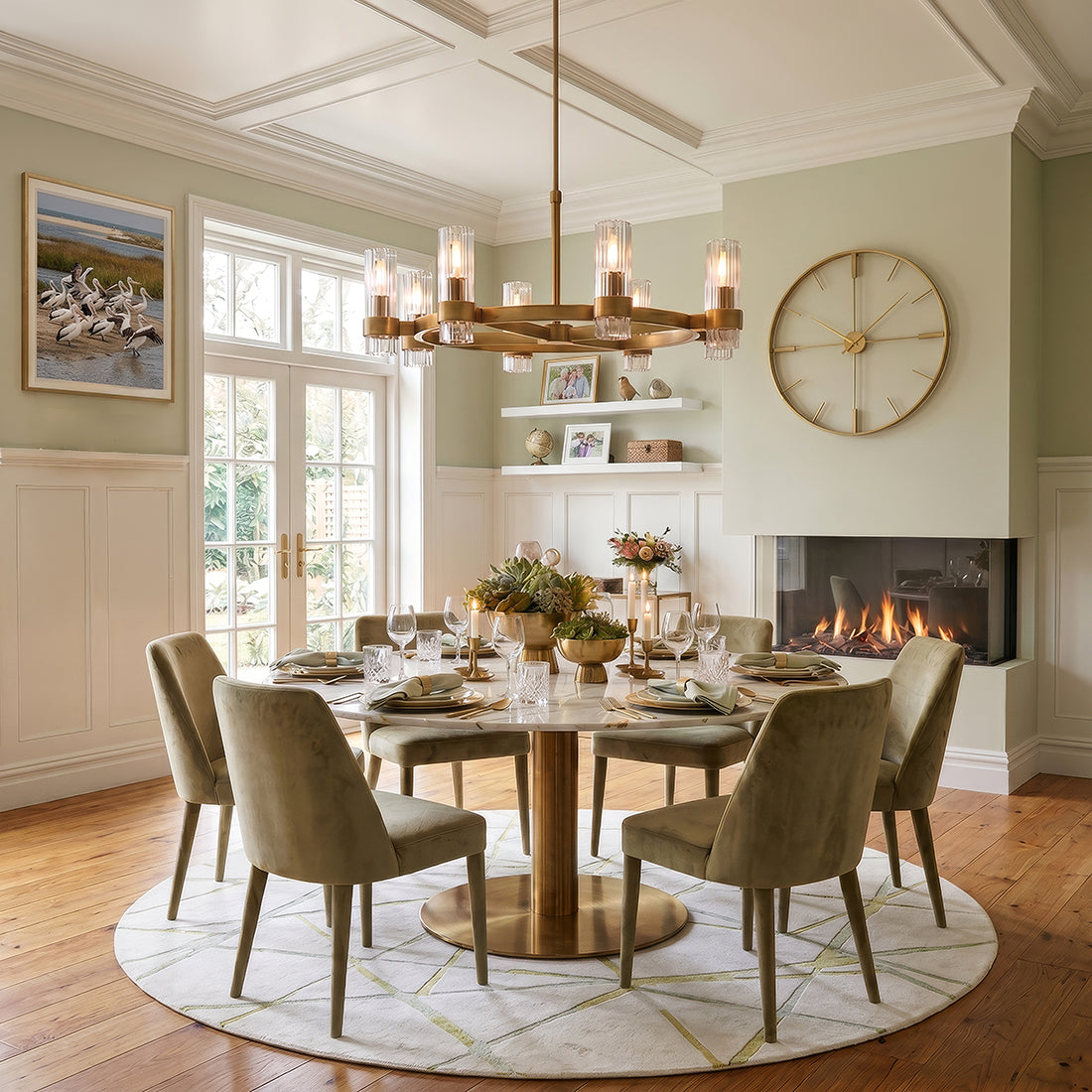 Geneva 8L chandelier - CC1378BBS