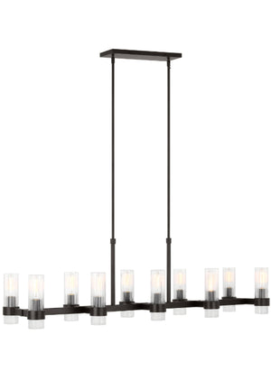 Geneva 10L linear chandelier - CC13810AI *