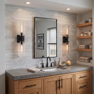 Sarita 2L wall sconce - DJW1092MBK