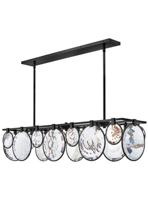 Nala 8L medium chandelier - FR31266BLK