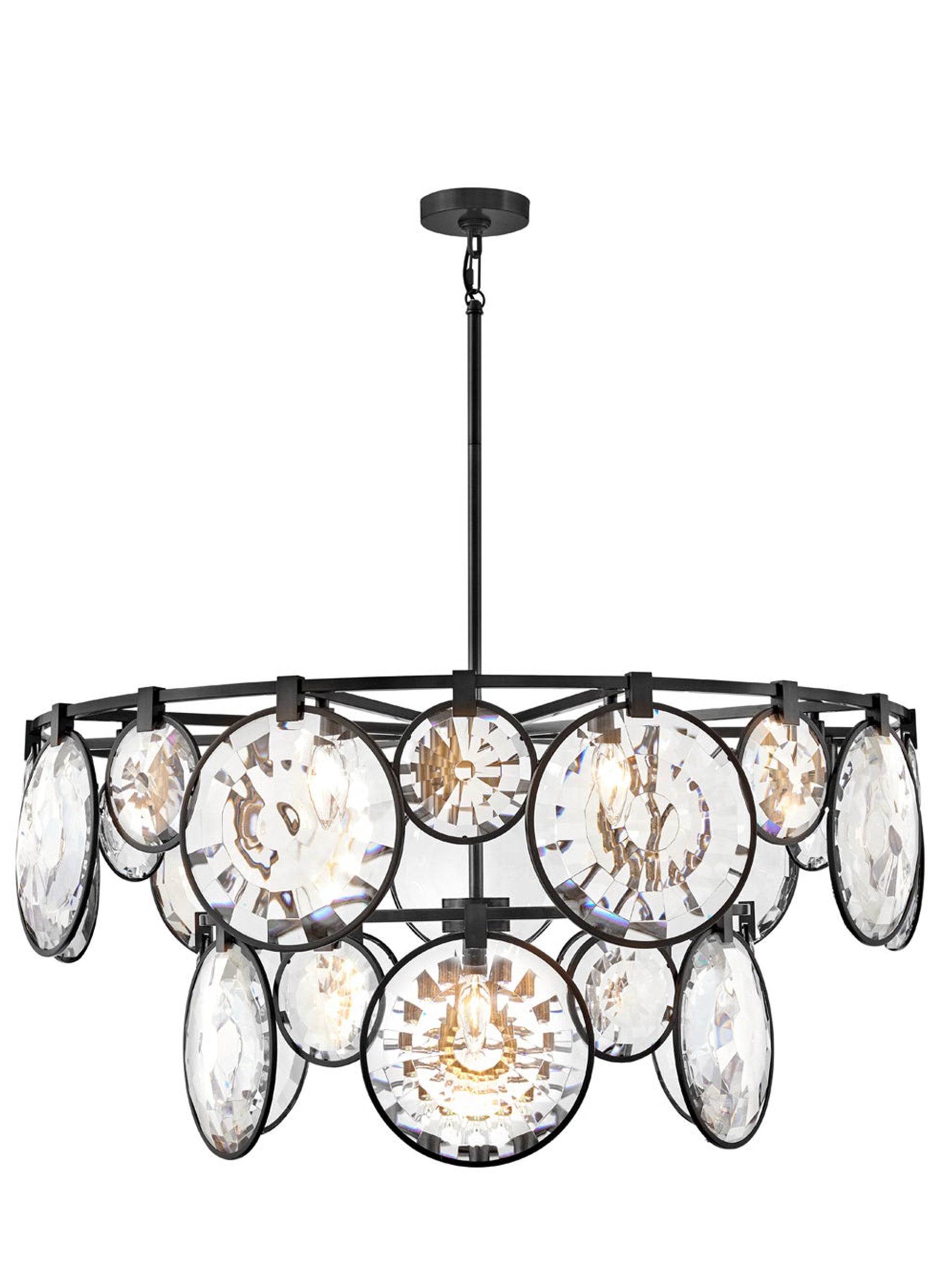 Nala 15L large chandelier - FR31268BLK