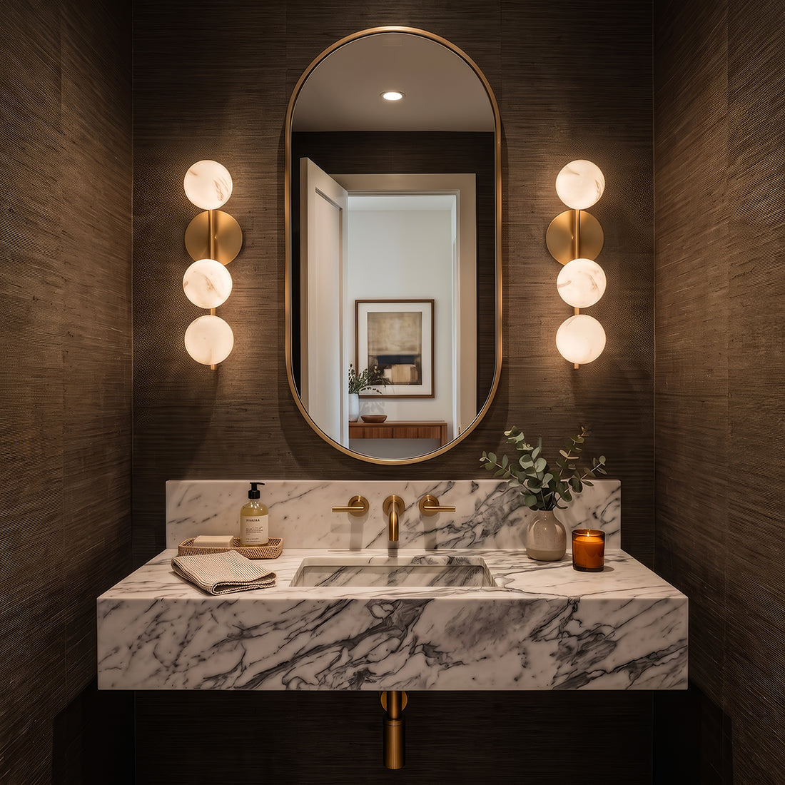 Selene 3L wall sconce - FR41900LCB *
