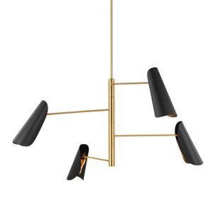 Tresa 4L chandelier - AEC1024BBSMBK