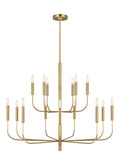 Brianna 15L two tier chandelier - EC10015BBS