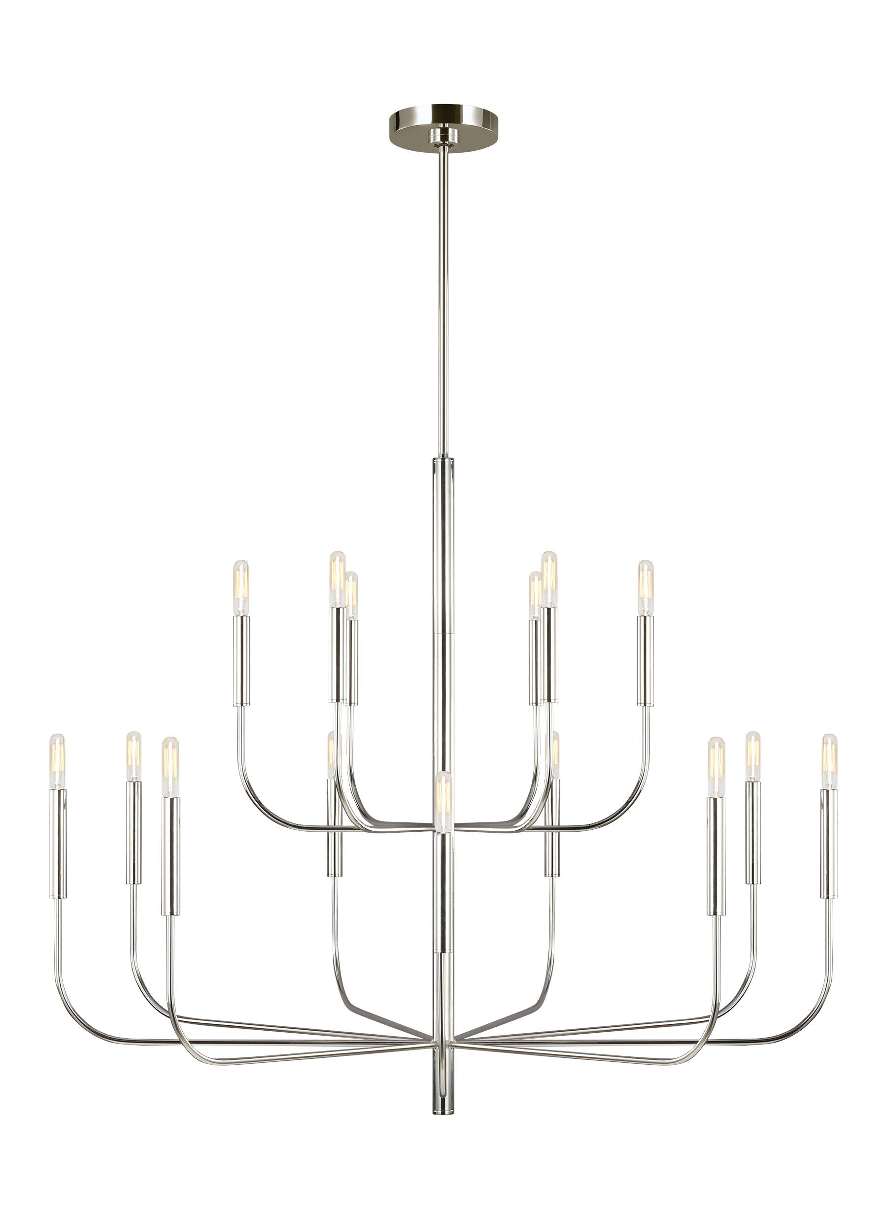 Brianna 15L two tier chandelier - EC10015PN