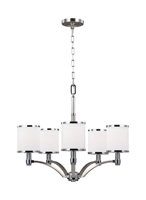 Prospect Park 5L Chandelier - F3084/5SN/CH
