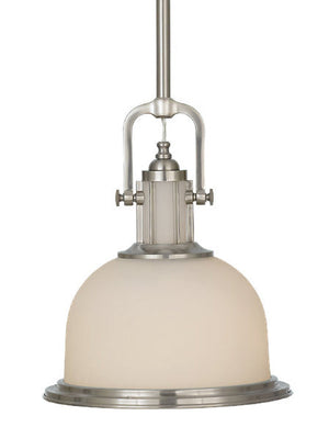 Parker Place 2L Pendant - Brushed Steel - P1146BS