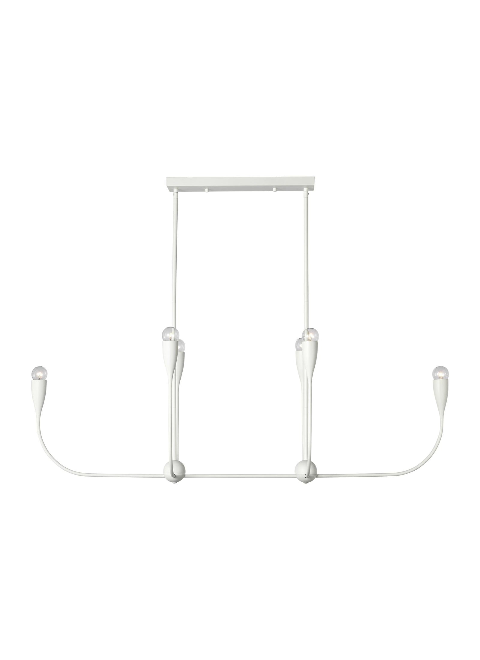 Maya 6L Linear Chandelier -  GLC1226MWT