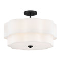 Gwen 4L semi-flush mount - 47733BK