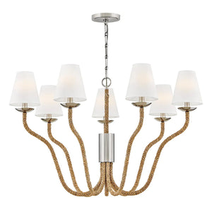 Harwich 7L chandelier - 48445PN-NAT